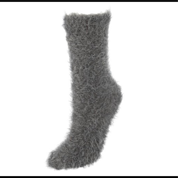 NWT BUNDLE LEMON Gray Socks/Slippers (3 pairs) - Picture 4 of 8